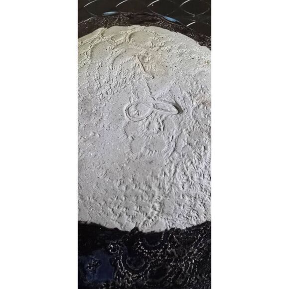 Handmade Pottery Flower Frog Blue - Picture 4 of 9